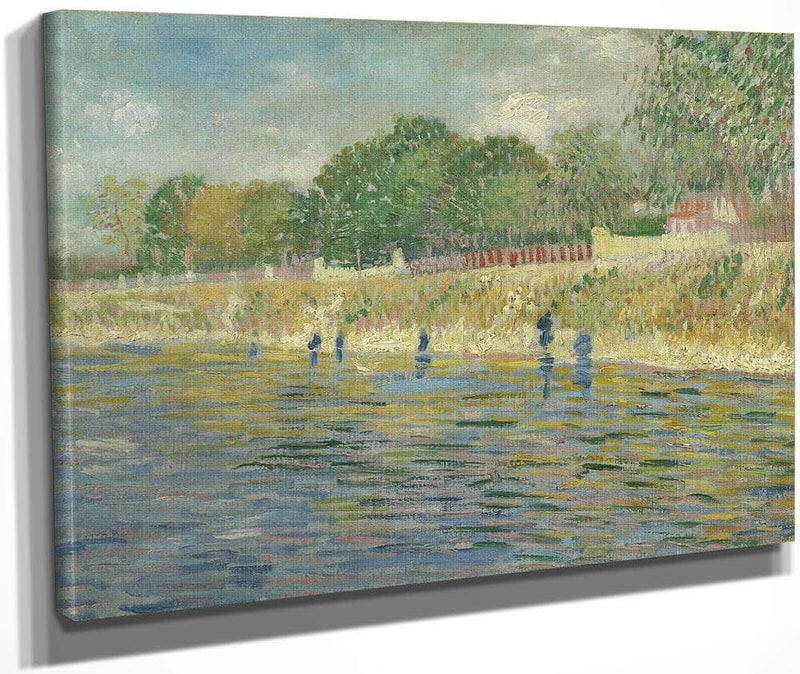 Bank Of The Seine By Vincent Van Gogh Fine Art Print