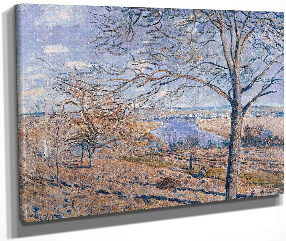 Banks Of The Loing Autumn Effect 1881 By Alfred Sisley Fine Art Print