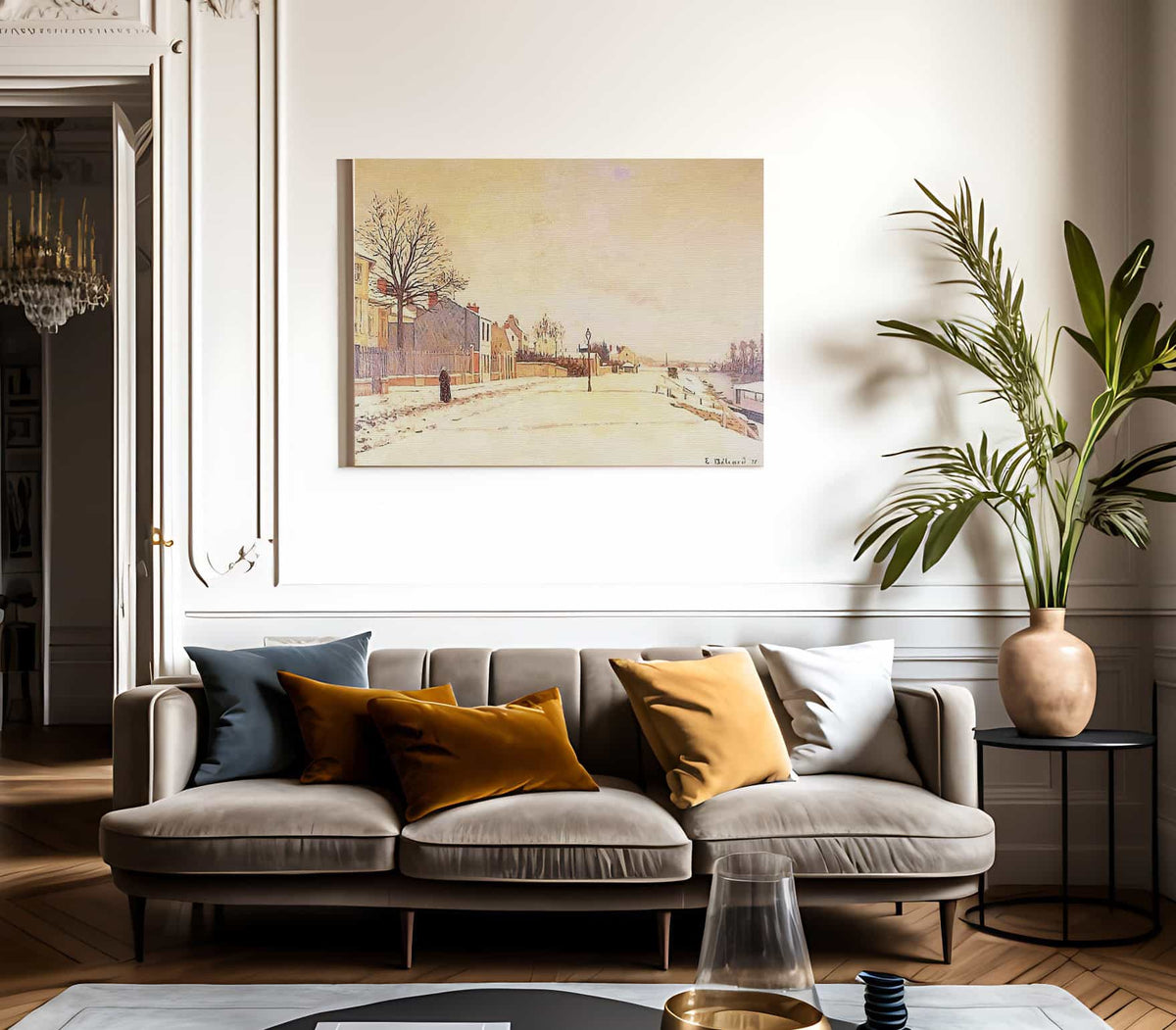 Banks Of The Oise By Edouard Manet Fine Art Print