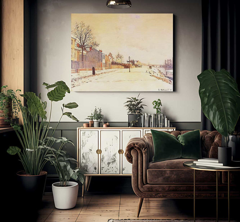 Banks Of The Oise By Edouard Manet Fine Art Print