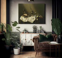 Banquet Piece With Ham By Willem Claesz Heda Fine Art Print