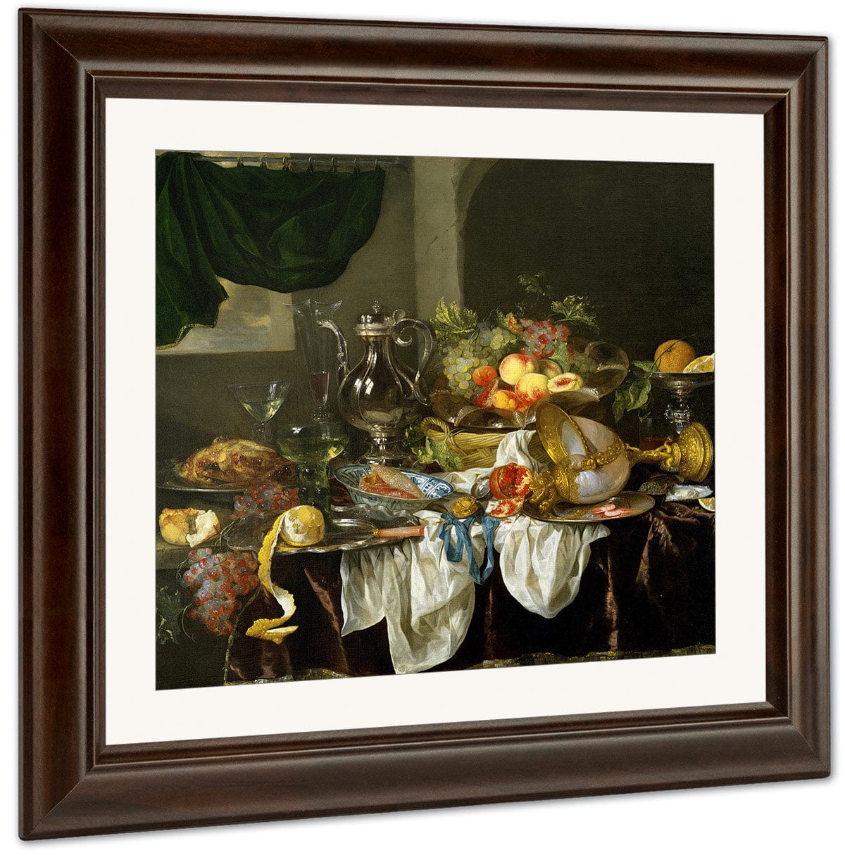 Banquet Still Life By Abraham Van Beyeren Fine Art Print