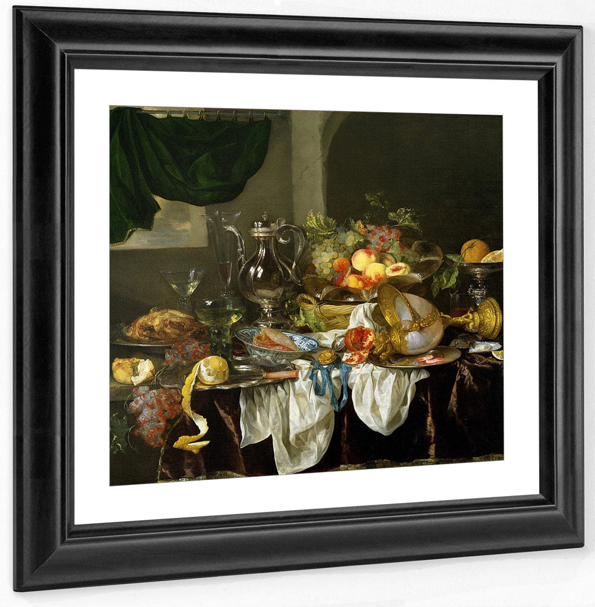 Banquet Still Life By Abraham Van Beyeren Fine Art Print