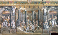 Baptism Of Constantine By Raphael Fine Art Print