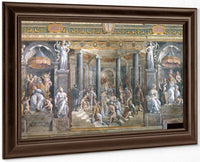 Baptism Of Constantine By Raphael Fine Art Print