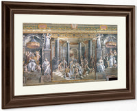 Baptism Of Constantine By Raphael Fine Art Print