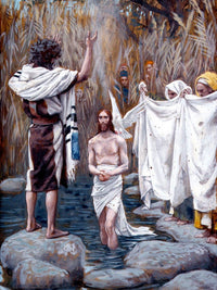 Baptism Of Jesus By James Tissot Fine Art Print
