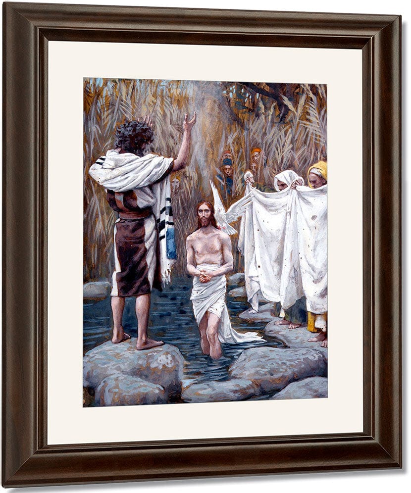 Baptism Of Jesus By James Tissot Fine Art Print