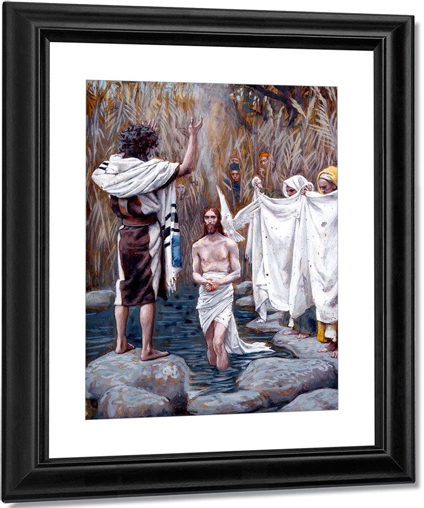 Baptism Of Jesus By James Tissot Fine Art Print
