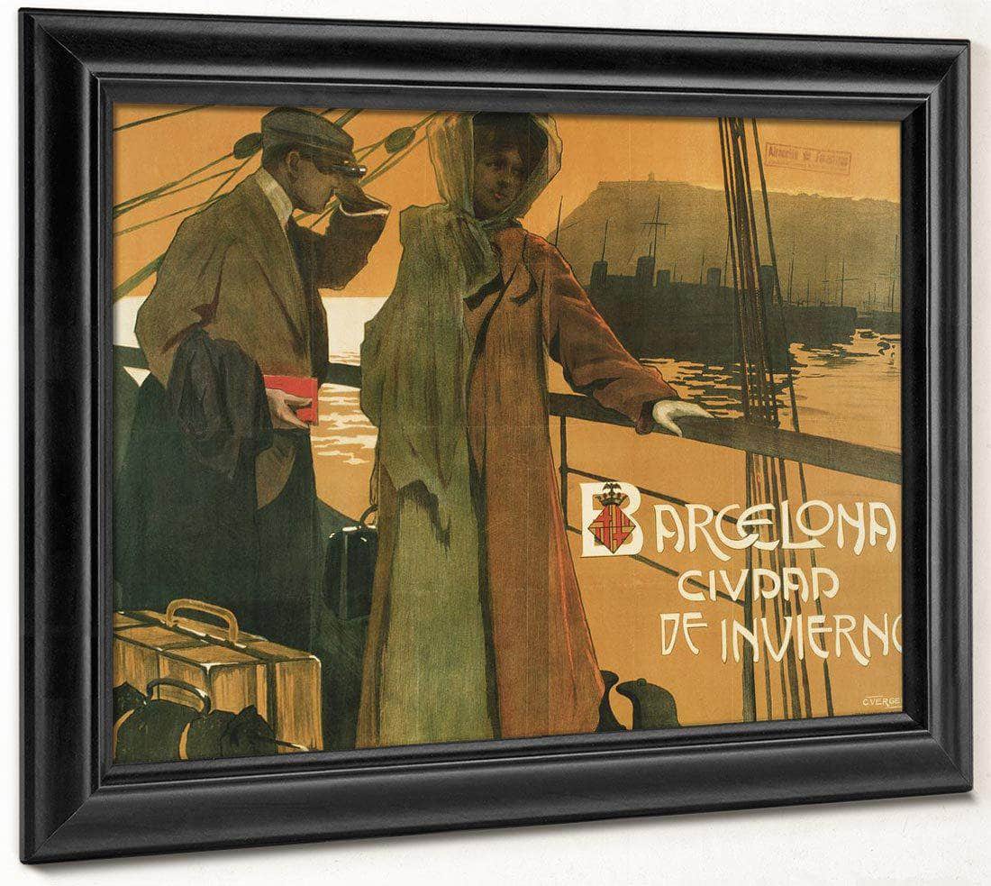 Barcelona. Ciudad De Invierno By Carlos Verger Fioretti Fine Art Print