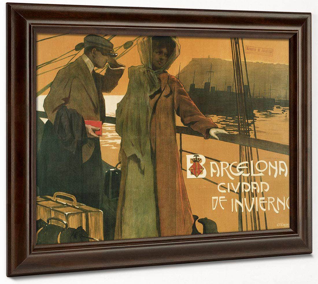 Barcelona. Ciudad De Invierno By Carlos Verger Fioretti Fine Art Print
