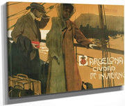 Barcelona. Ciudad De Invierno By Carlos Verger Fioretti Fine Art Print