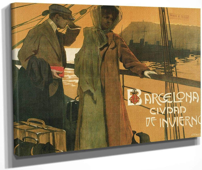 Barcelona. Ciudad De Invierno By Carlos Verger Fioretti Fine Art Print