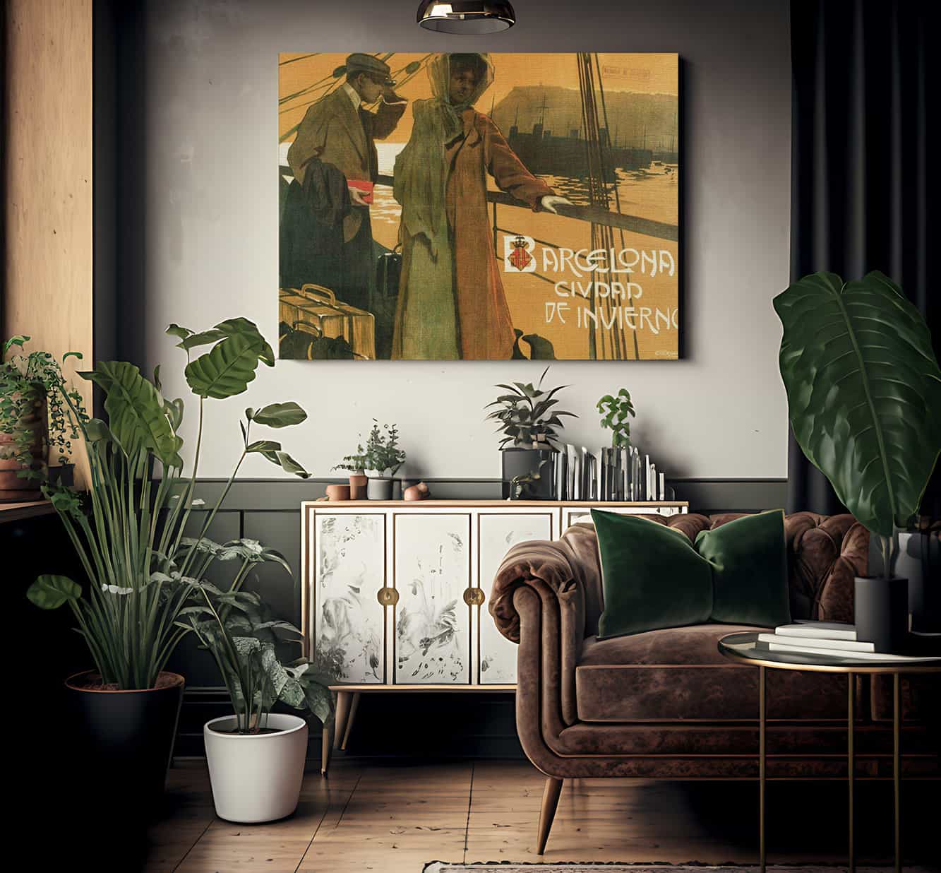 Barcelona. Ciudad De Invierno By Carlos Verger Fioretti Fine Art Print