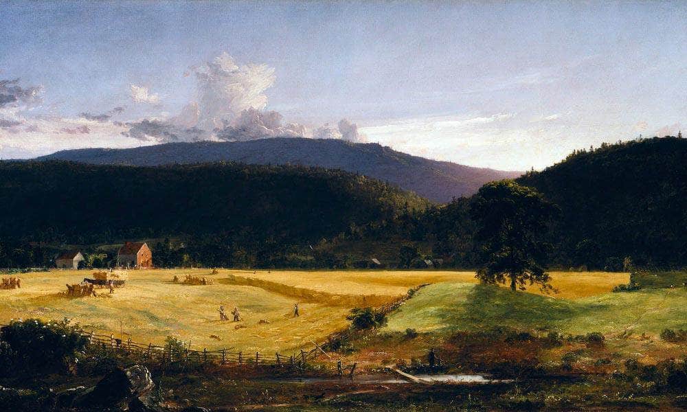 Bareford Mountains West Milford New Jersey By Cropsey Jasper Francis Fine Art Print