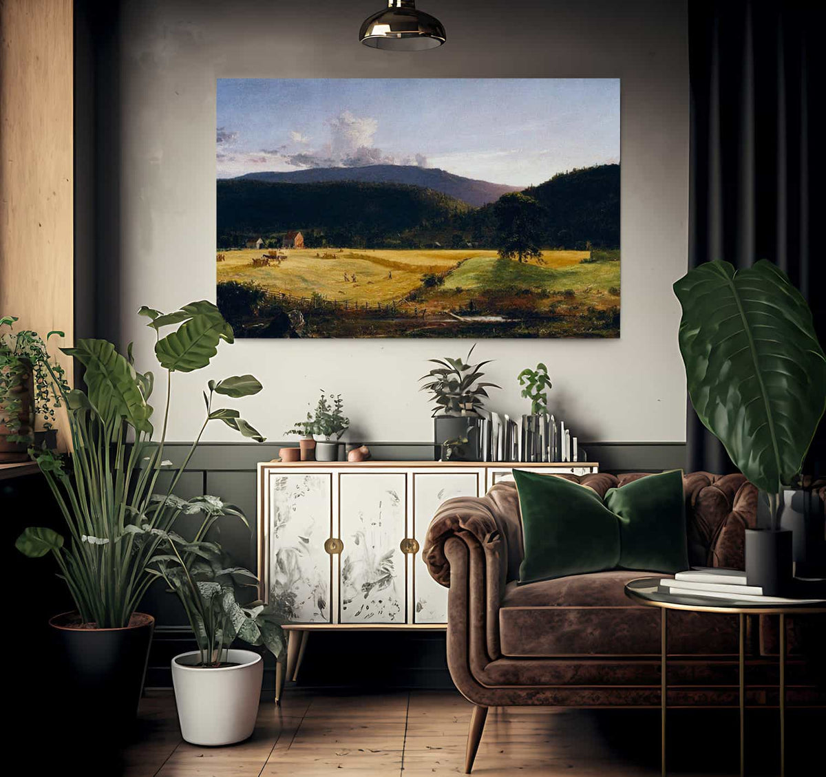 Bareford Mountains West Milford New Jersey By Cropsey Jasper Francis Fine Art Print