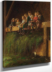 Barn Swallows By Eastman Johnson Fine Art Print