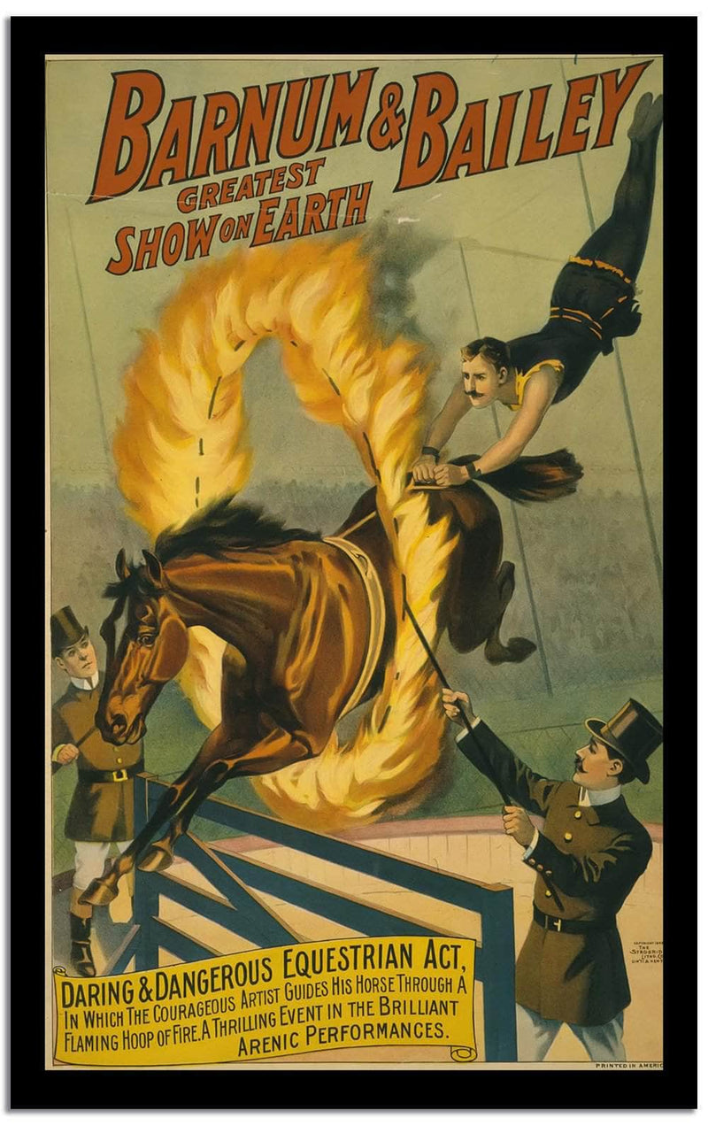 Barnum & Bailey  Vintage Poster Fine Art Print