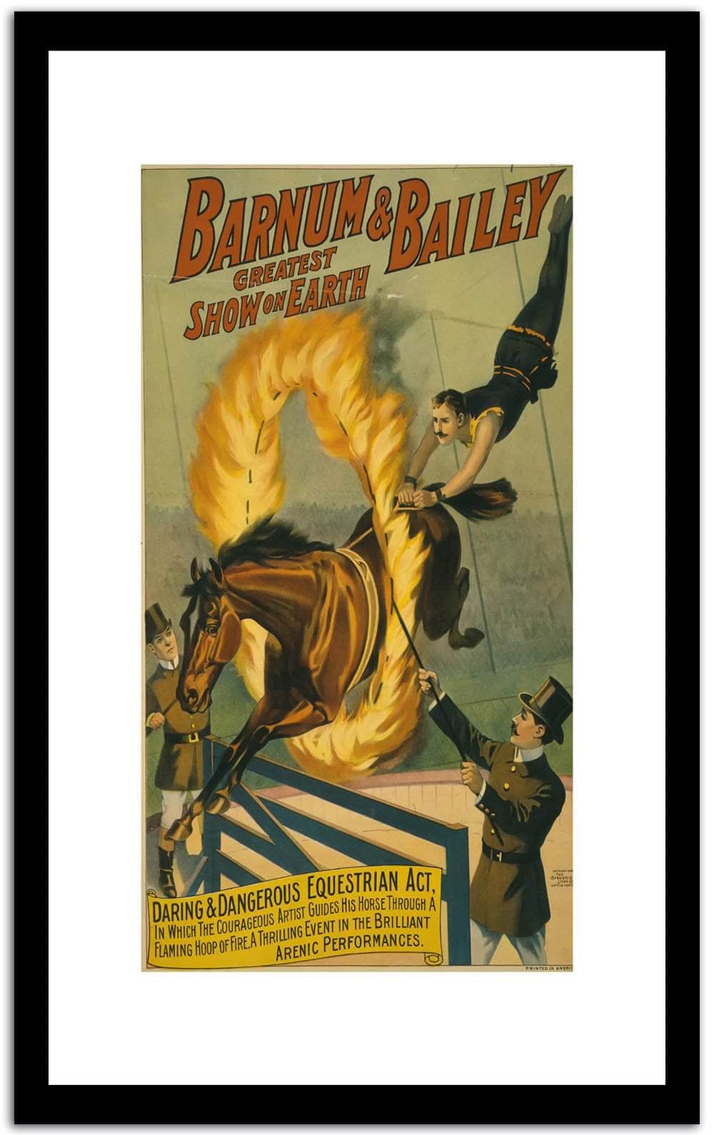 Barnum & Bailey  Vintage Poster Fine Art Print