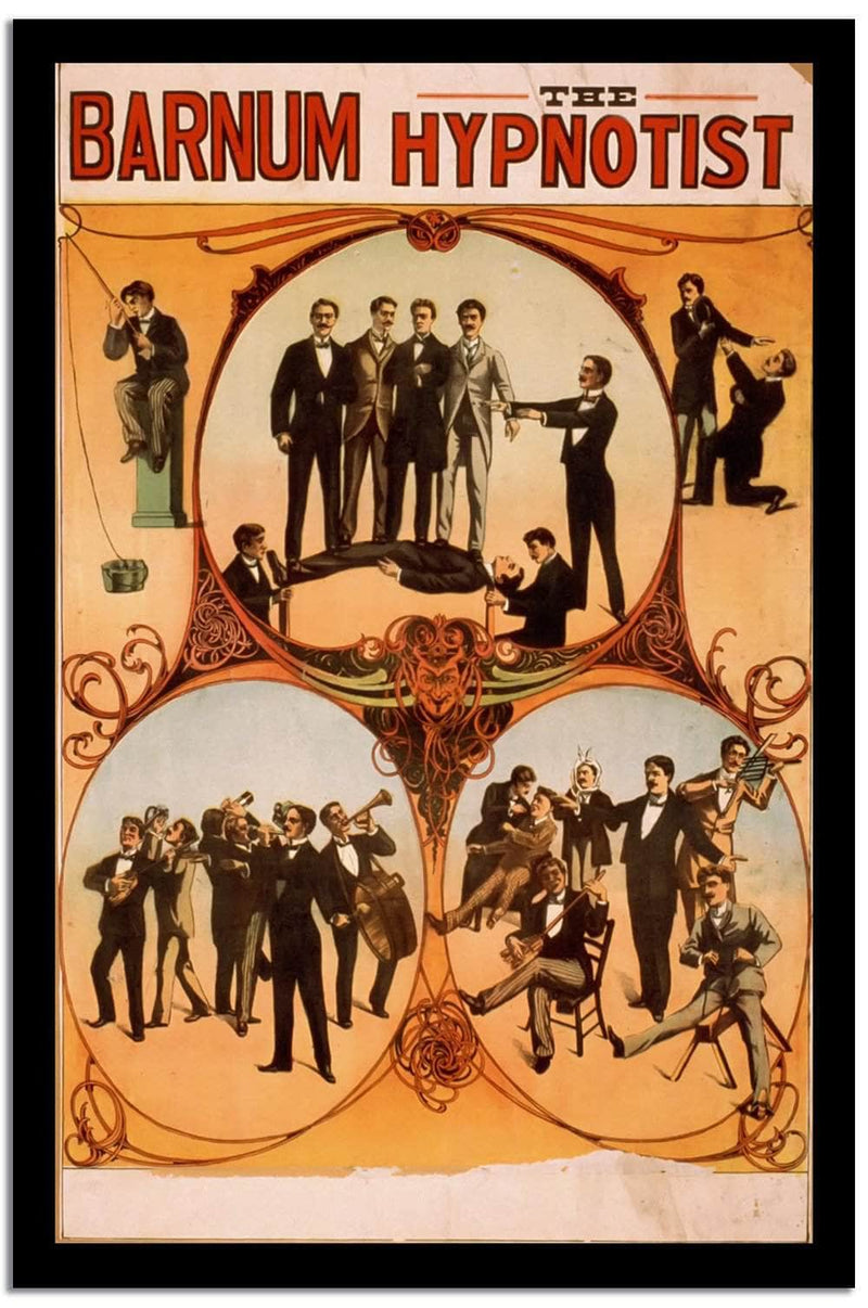 Barnum The Hypnotist  Vintage Poster Fine Art Print