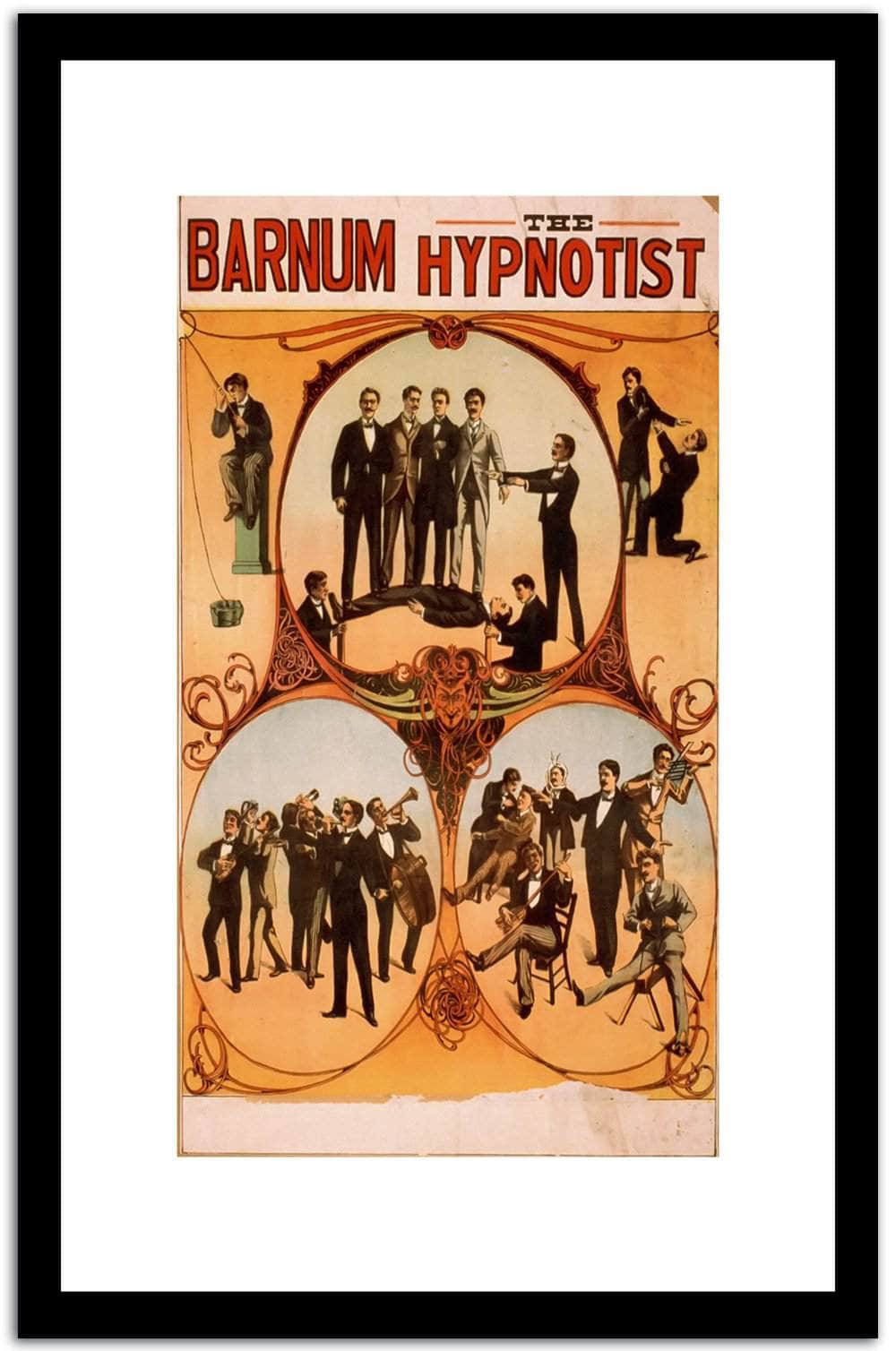 Barnum The Hypnotist  Vintage Poster Fine Art Print