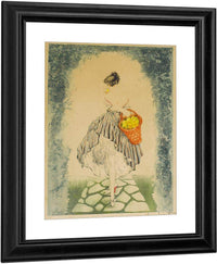 Basket Of Apples 1924 By Louis Icart Fine Art Print