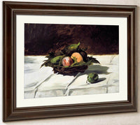 Basket Of Fruits By  Manet Edouard Fine Art Print