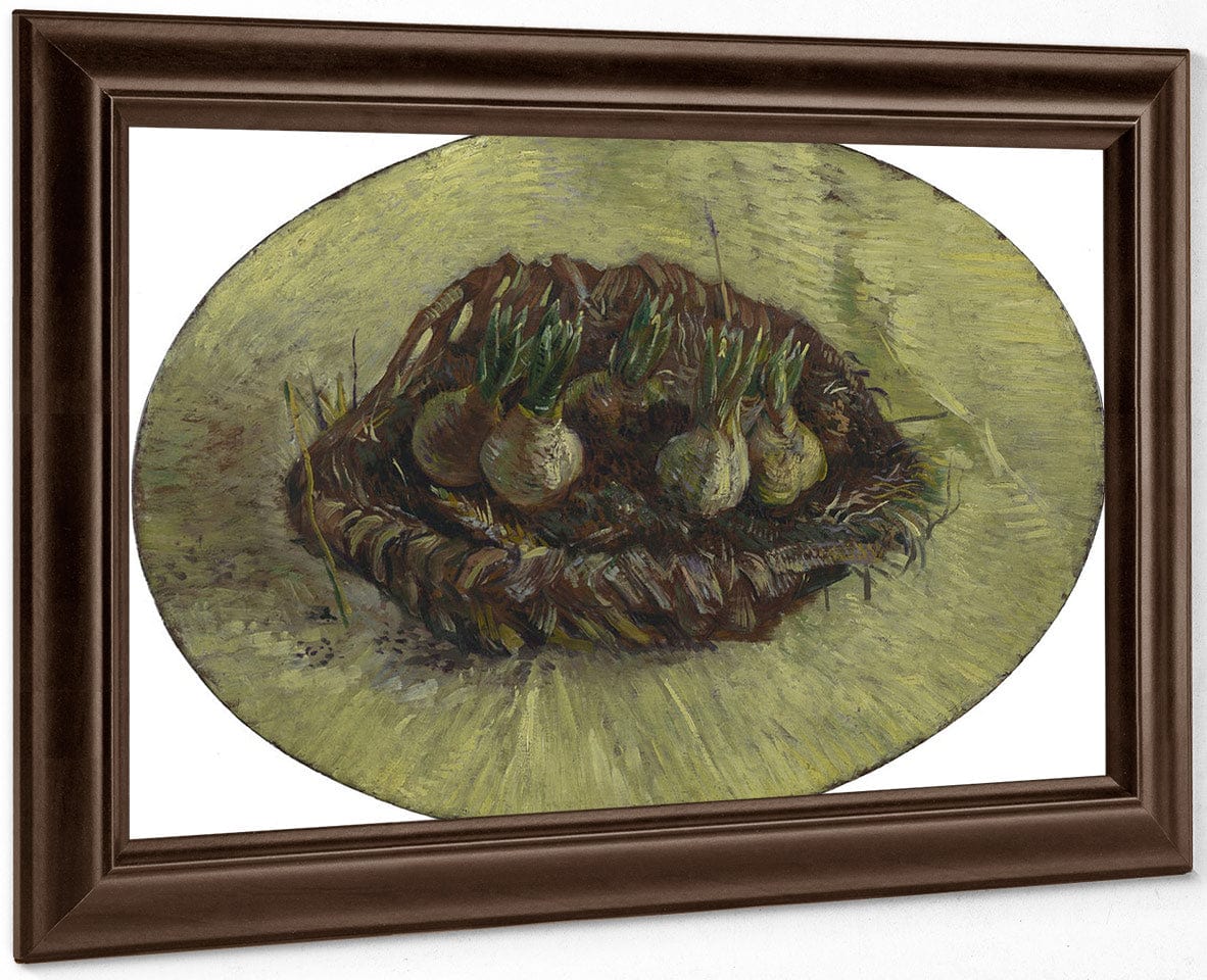 Basket Of Hyacinth Bulbs By Vincent Van Gogh Fine Art Print