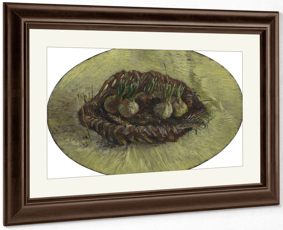 Basket Of Hyacinth Bulbs By Vincent Van Gogh Fine Art Print
