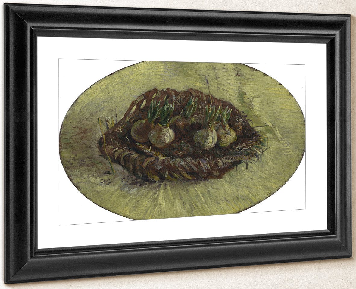 Basket Of Hyacinth Bulbs By Vincent Van Gogh Fine Art Print