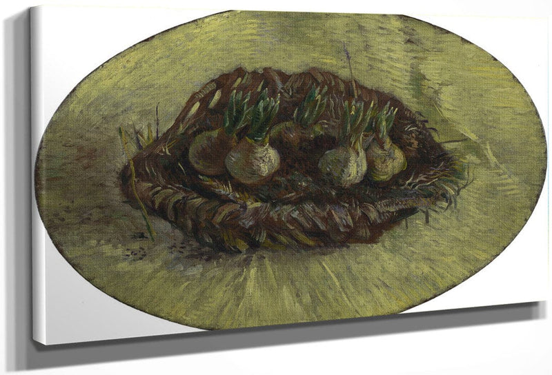 Basket Of Hyacinth Bulbs By Vincent Van Gogh Fine Art Print