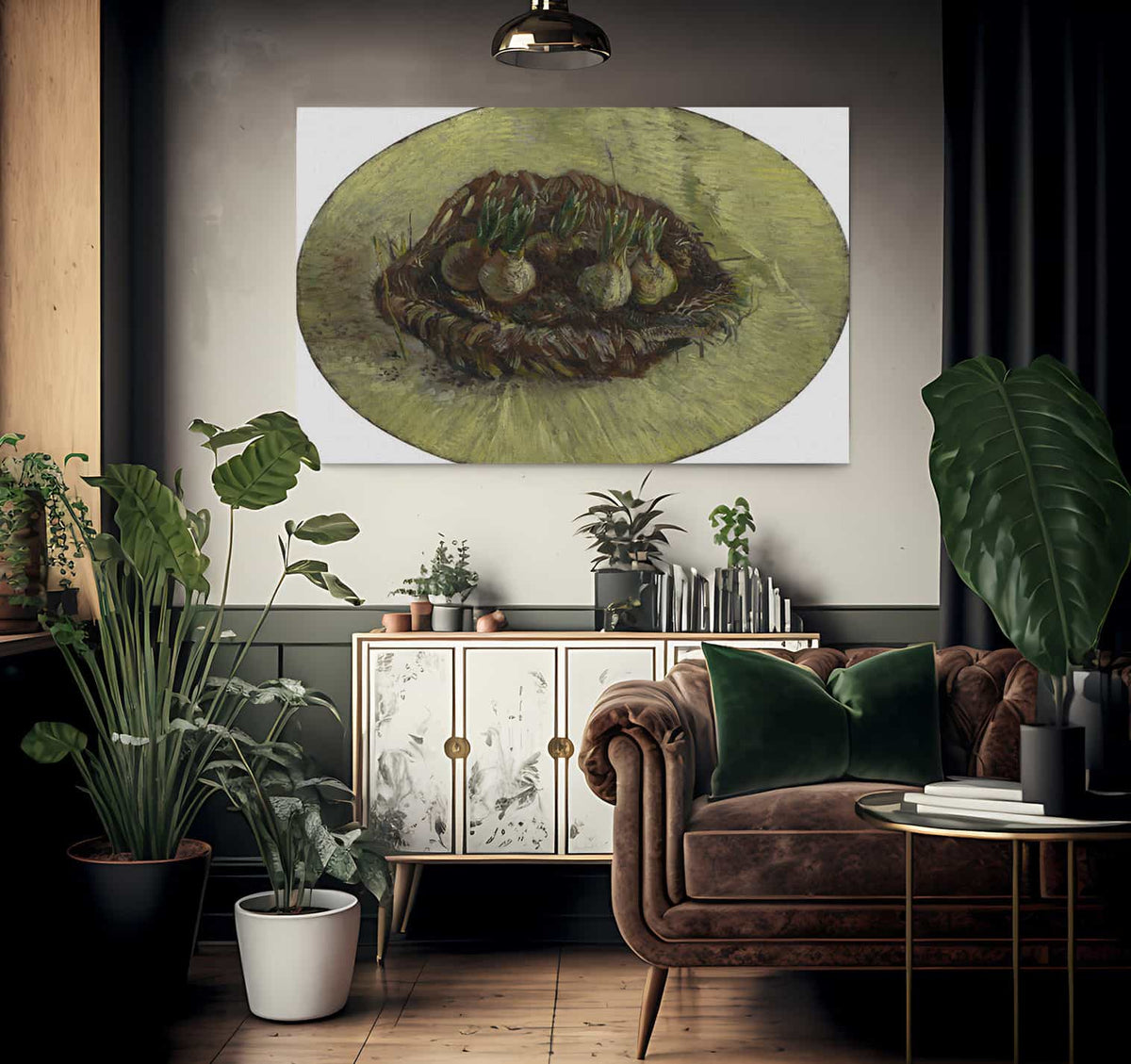 Basket Of Hyacinth Bulbs By Vincent Van Gogh Fine Art Print