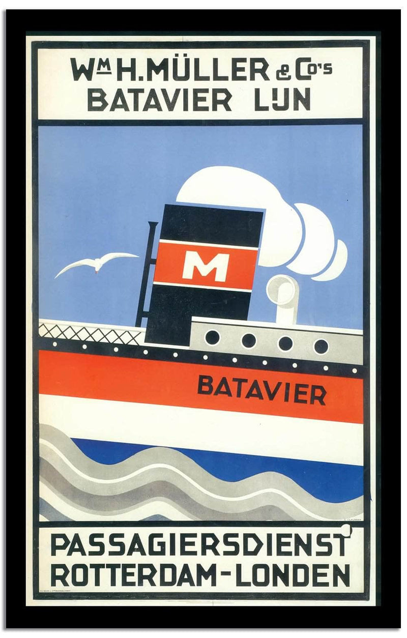 Batavier  Vintage Poster Fine Art Print