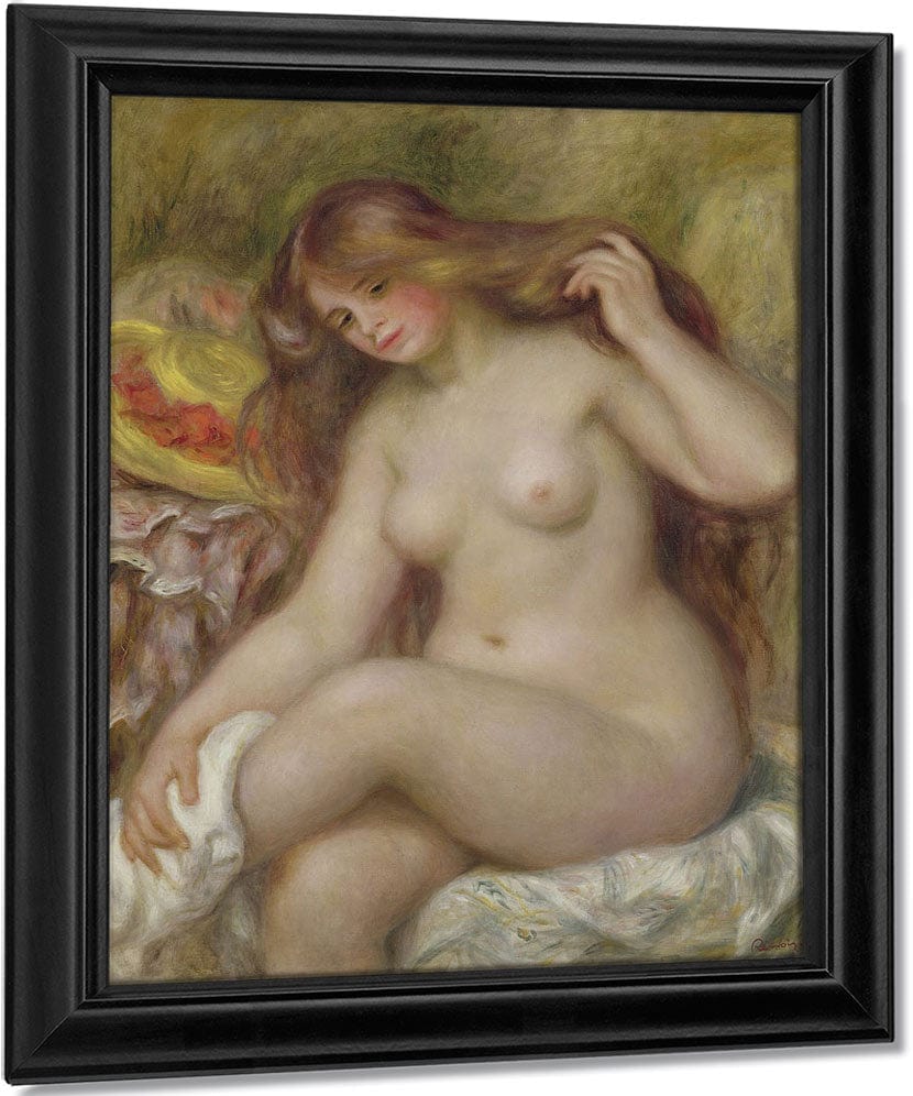 Bather By Pierre Auguste Renoir Fine Art Print