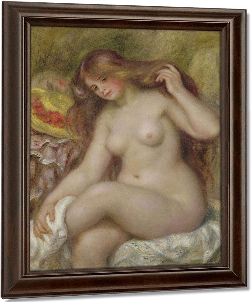 Bather By Pierre Auguste Renoir Fine Art Print