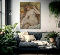 Bather By Pierre Auguste Renoir Fine Art Print