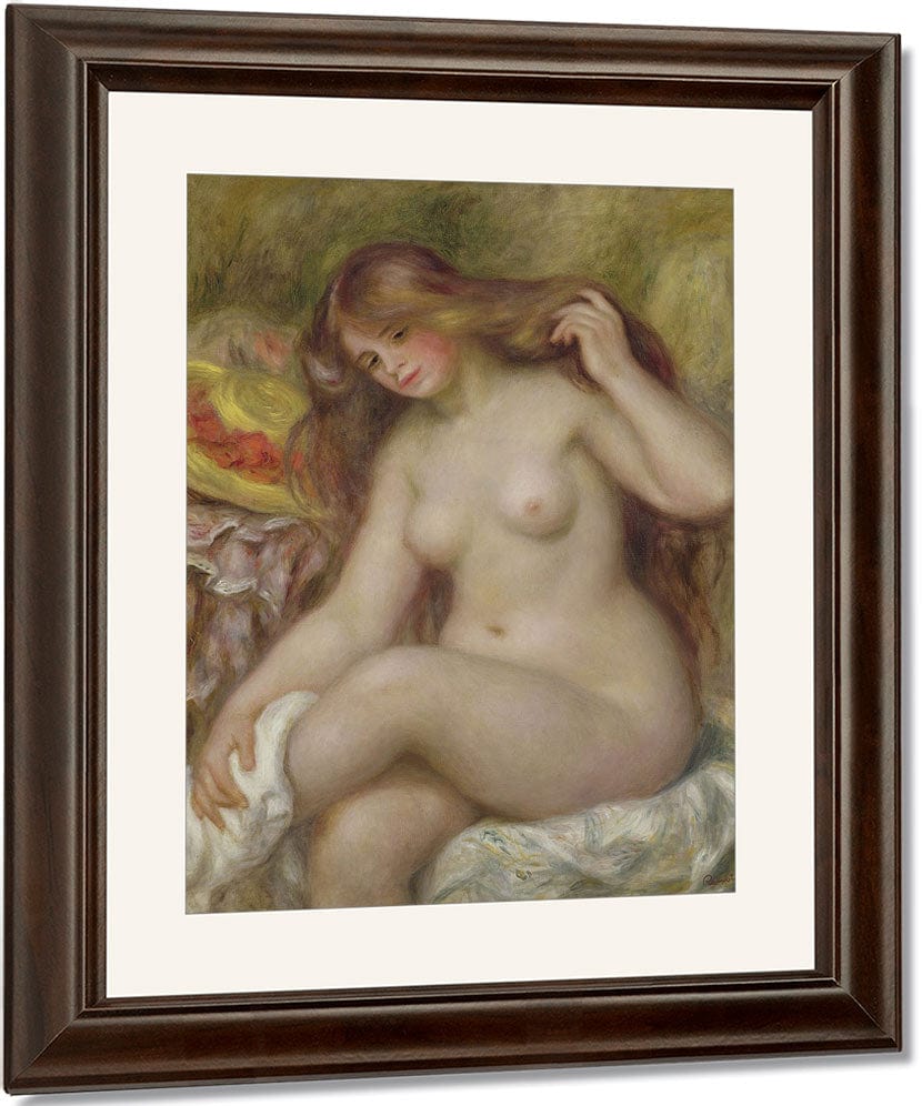 Bather By Pierre Auguste Renoir Fine Art Print