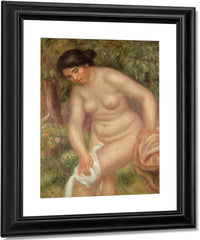 Bather Drying Herself 1 By Pierre Auguste Renoir Fine Art Print