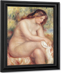 Bather Drying Herself By Pierre Auguste Renoir Fine Art Print
