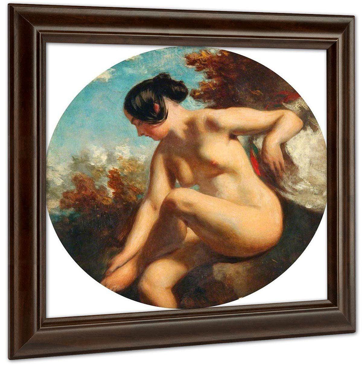 Bather Turned To The Left By William Etty Fine Art Print