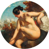 Bather Turned To The Left By William Etty Fine Art Print