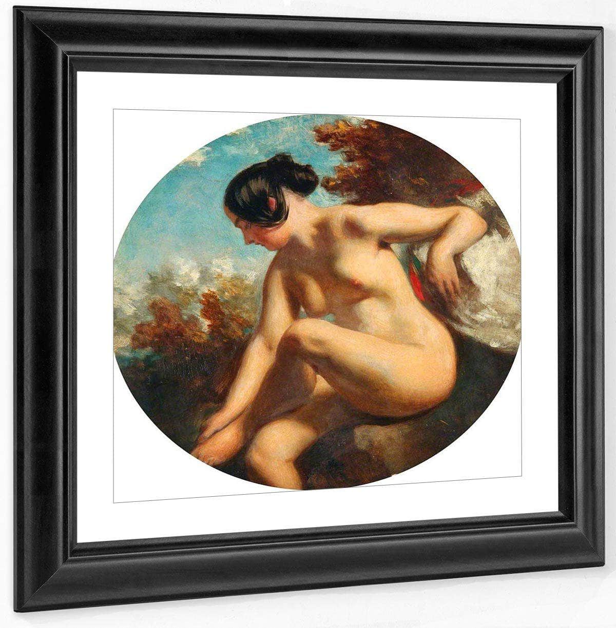 Bather Turned To The Left By William Etty Fine Art Print