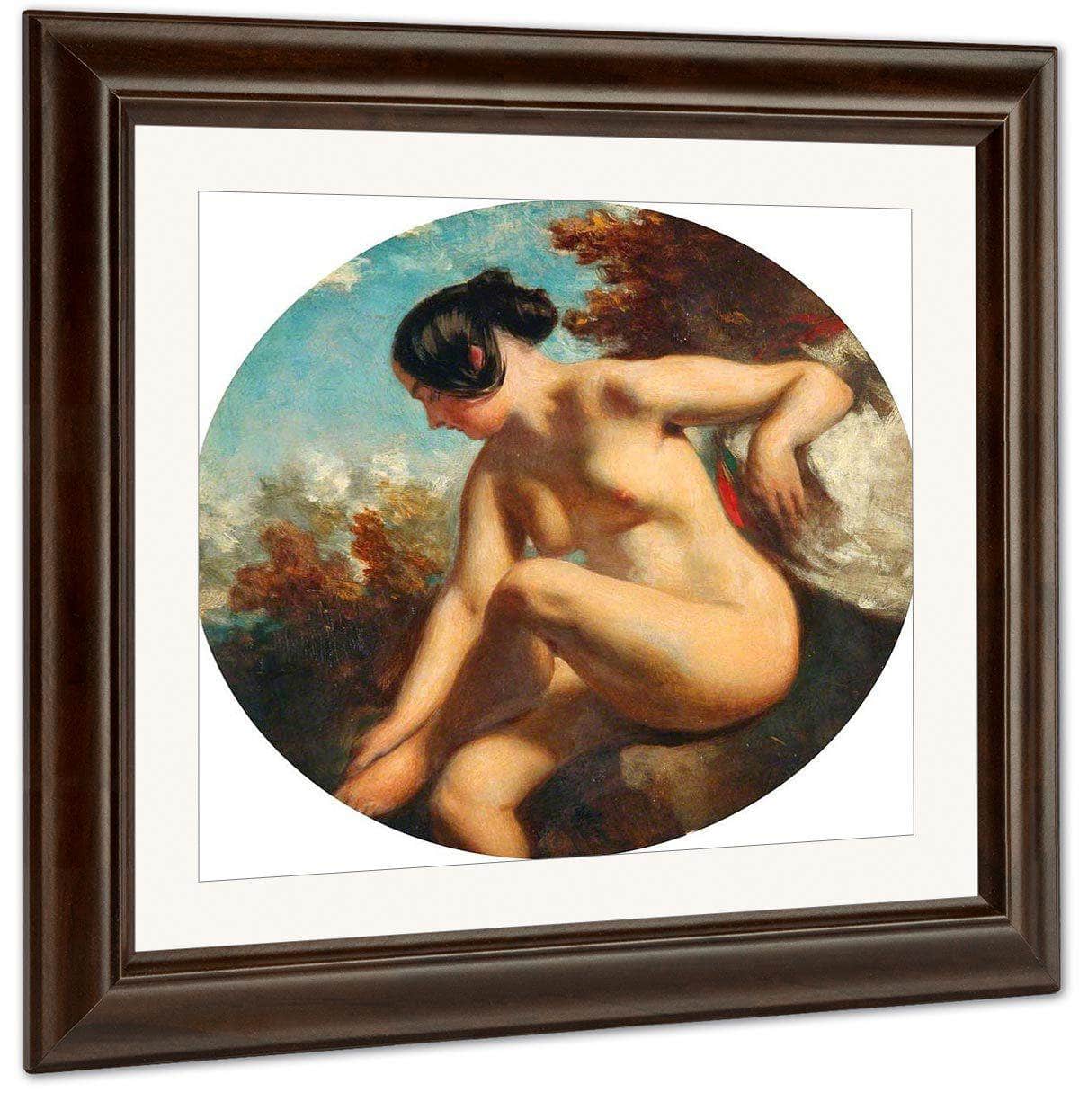 Bather Turned To The Left By William Etty Fine Art Print