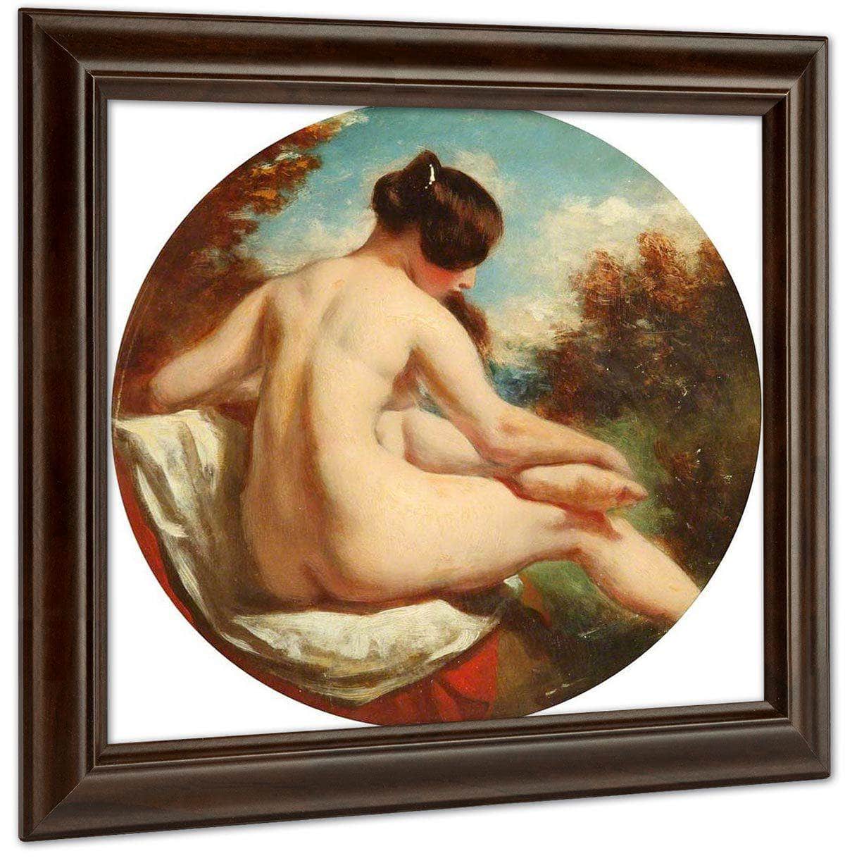 Bather Turned To The Right By William Etty Fine Art Print