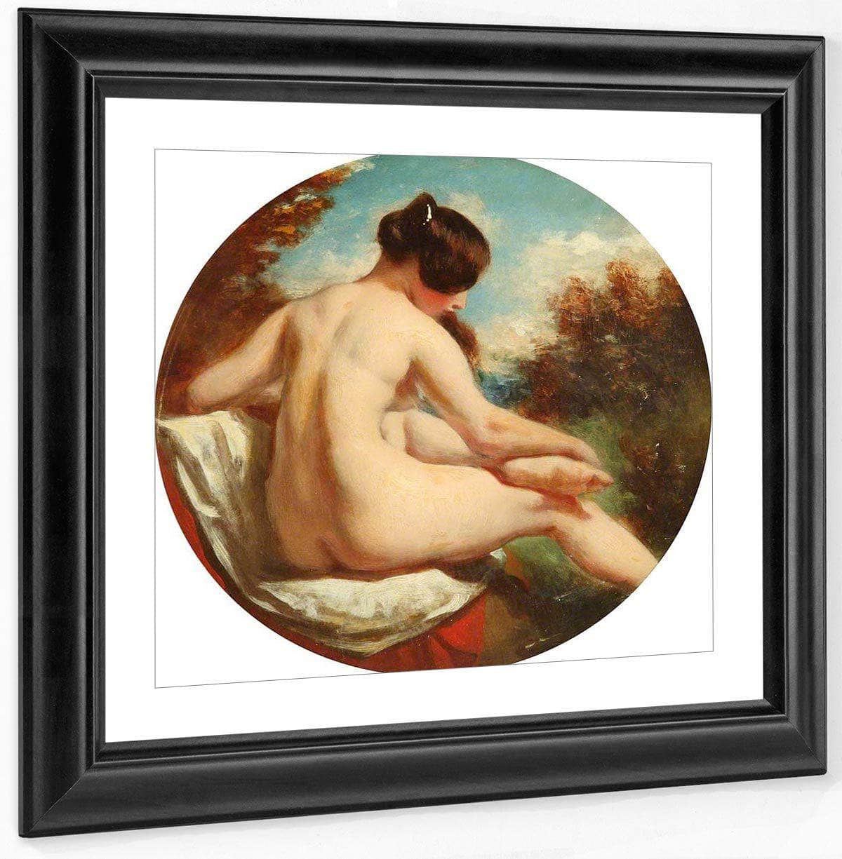 Bather Turned To The Right By William Etty Fine Art Print