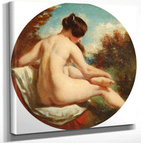 Bather Turned To The Right By William Etty Fine Art Print