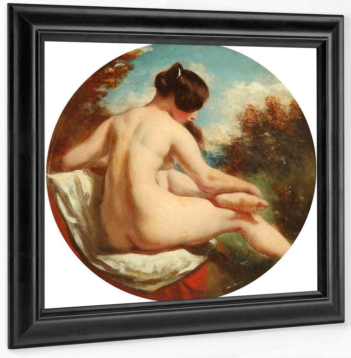 Bather Turned To The Right By William Etty Fine Art Print