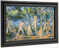 Bathers 1 By Paul Cezanne Fine Art Print