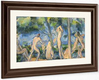 Bathers 1 By Paul Cezanne Fine Art Print