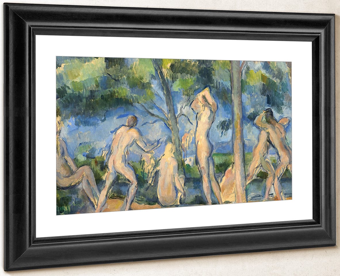 Bathers 1 By Paul Cezanne Fine Art Print